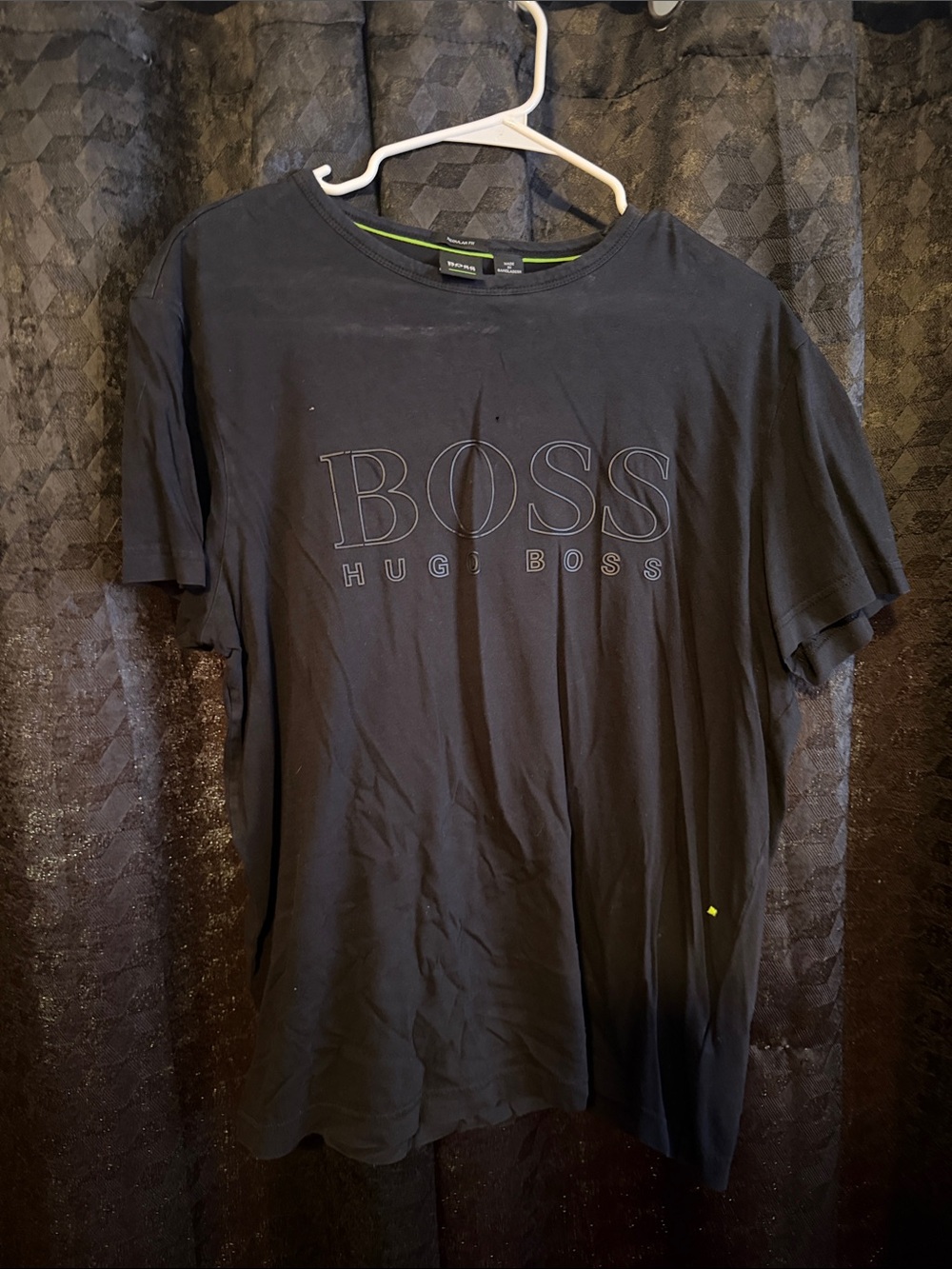 Hugo Boss Black Crewneck T-Shirt with Subtle Logo
